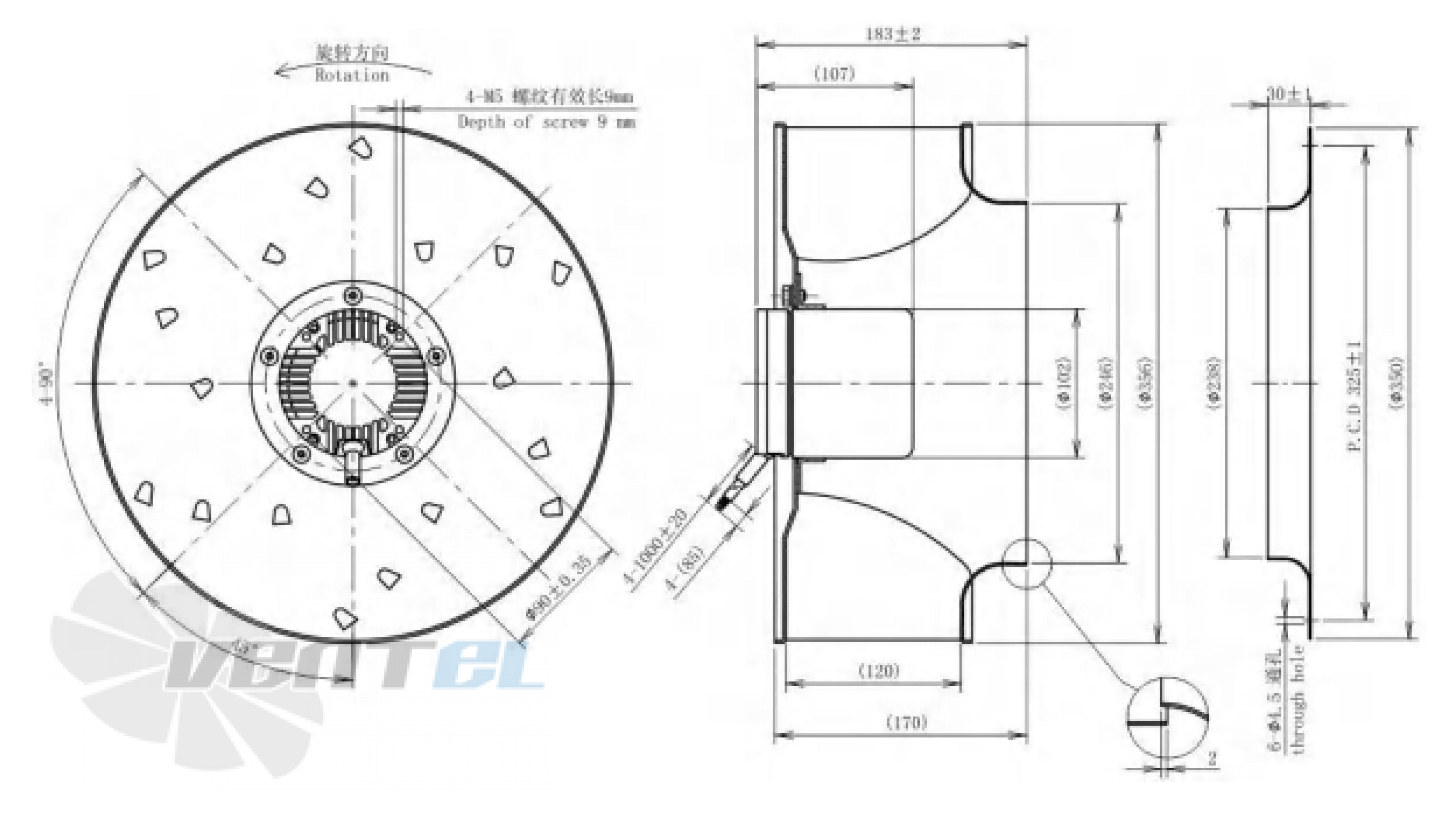 Longwell LWBD3G355-102NH-03 - описание, технические характеристики, графики