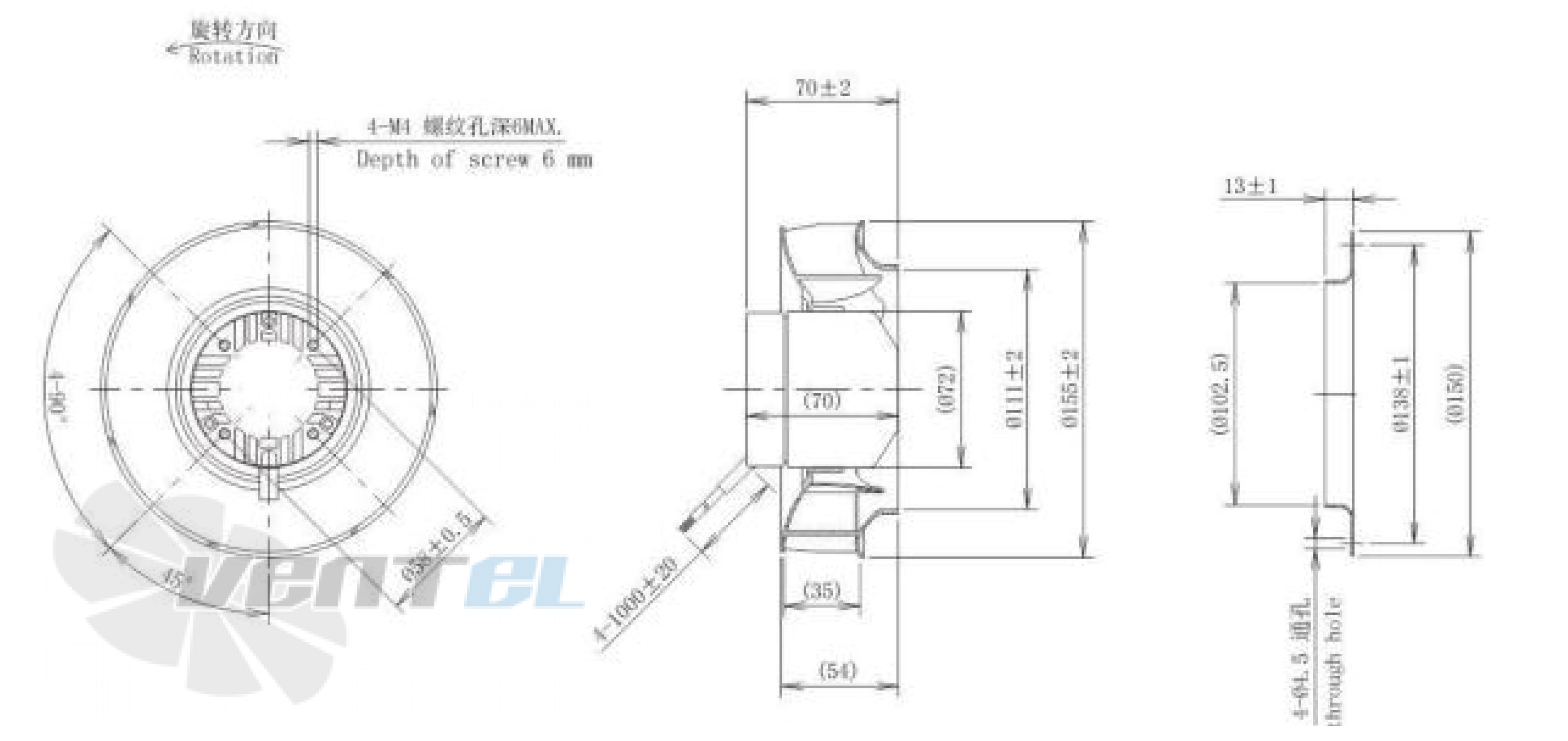 Longwell LWBD3G155-072NH-01 - описание, технические характеристики, графики