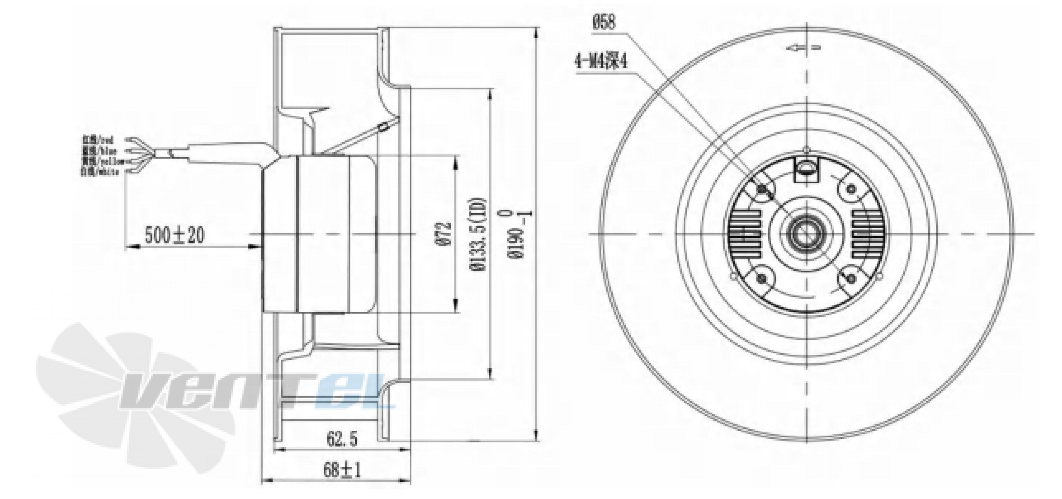 Longwell LWBD3G190-072NH-01 - описание, технические характеристики, графики