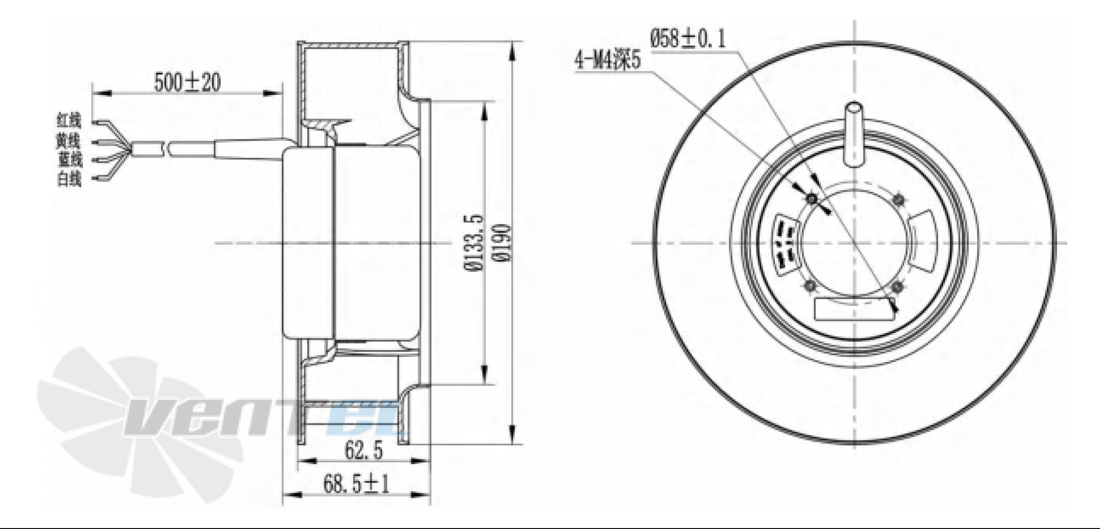 Longwell LWBD3G190-092NH-02 - описание, технические характеристики, графики