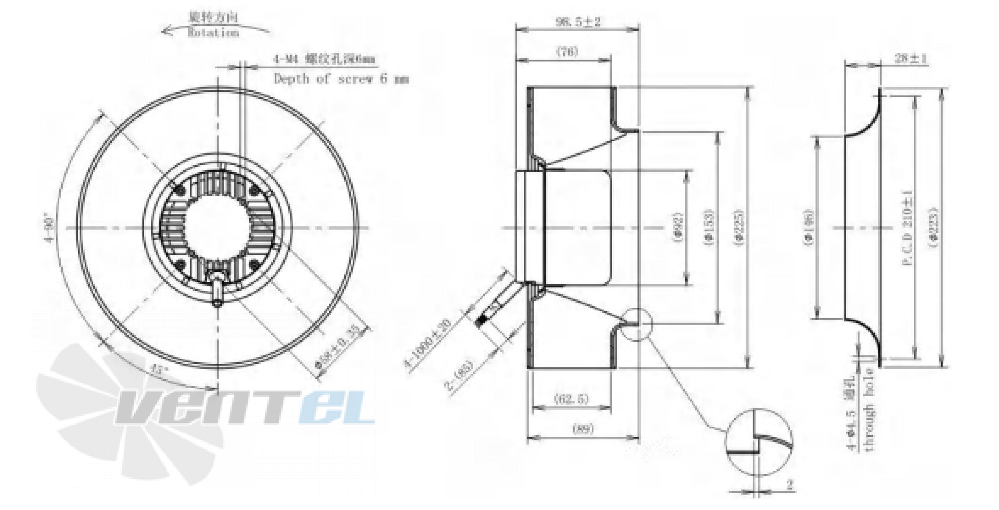 Longwell LWBD3G225-092NH-03 - описание, технические характеристики, графики