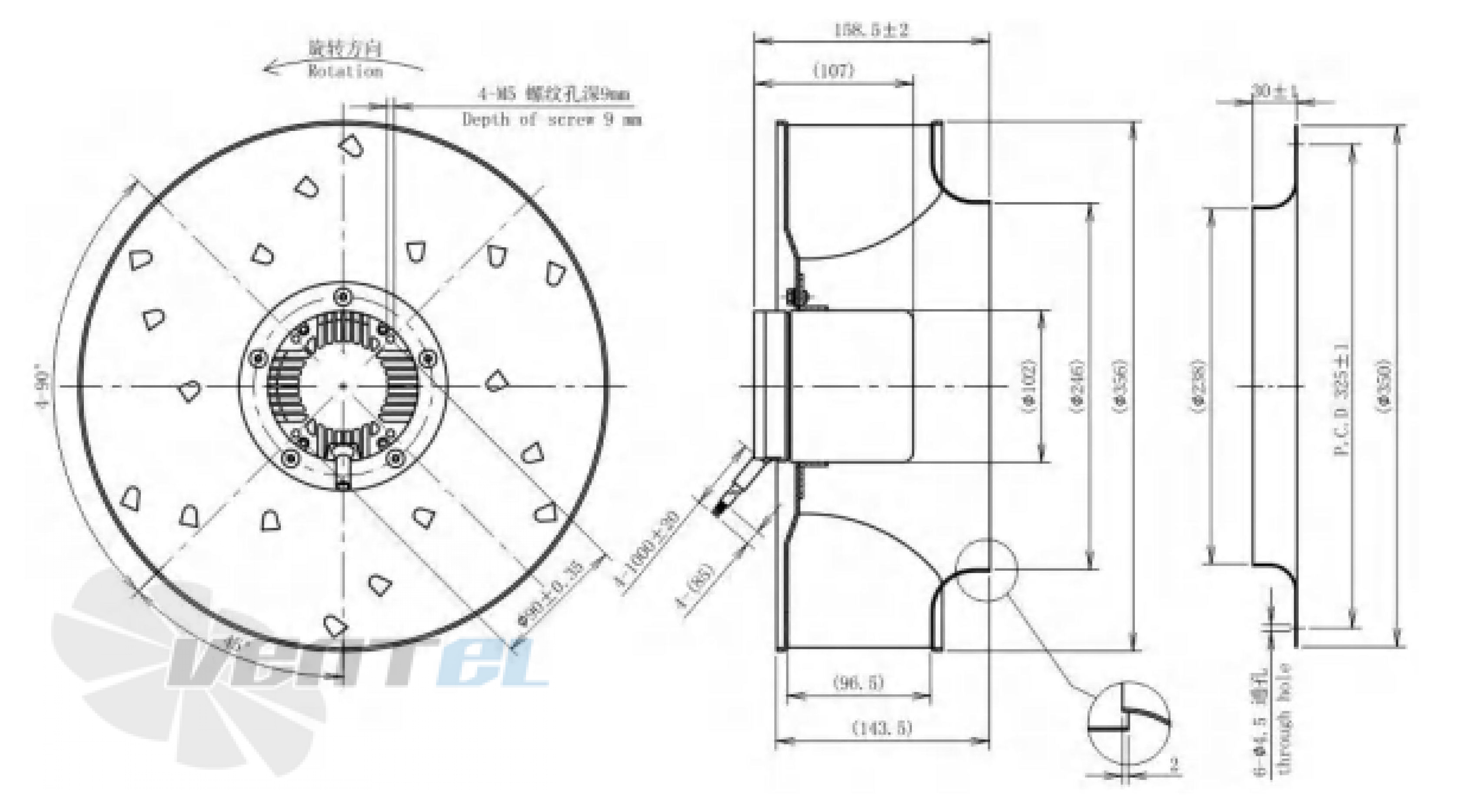 Longwell LWBD3G355-102NH-01 - описание, технические характеристики, графики