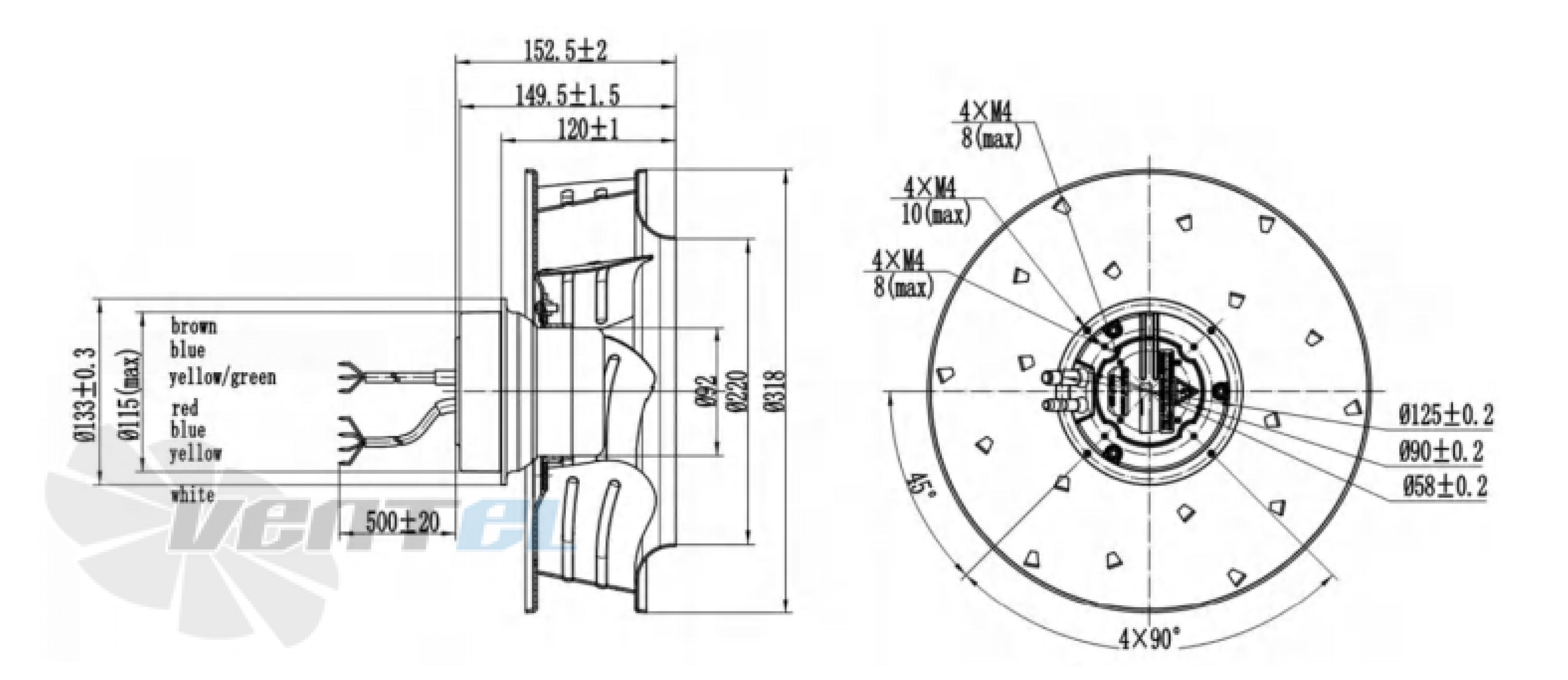 Longwell LWBE3G310-092NS-001 - описание, технические характеристики, графики