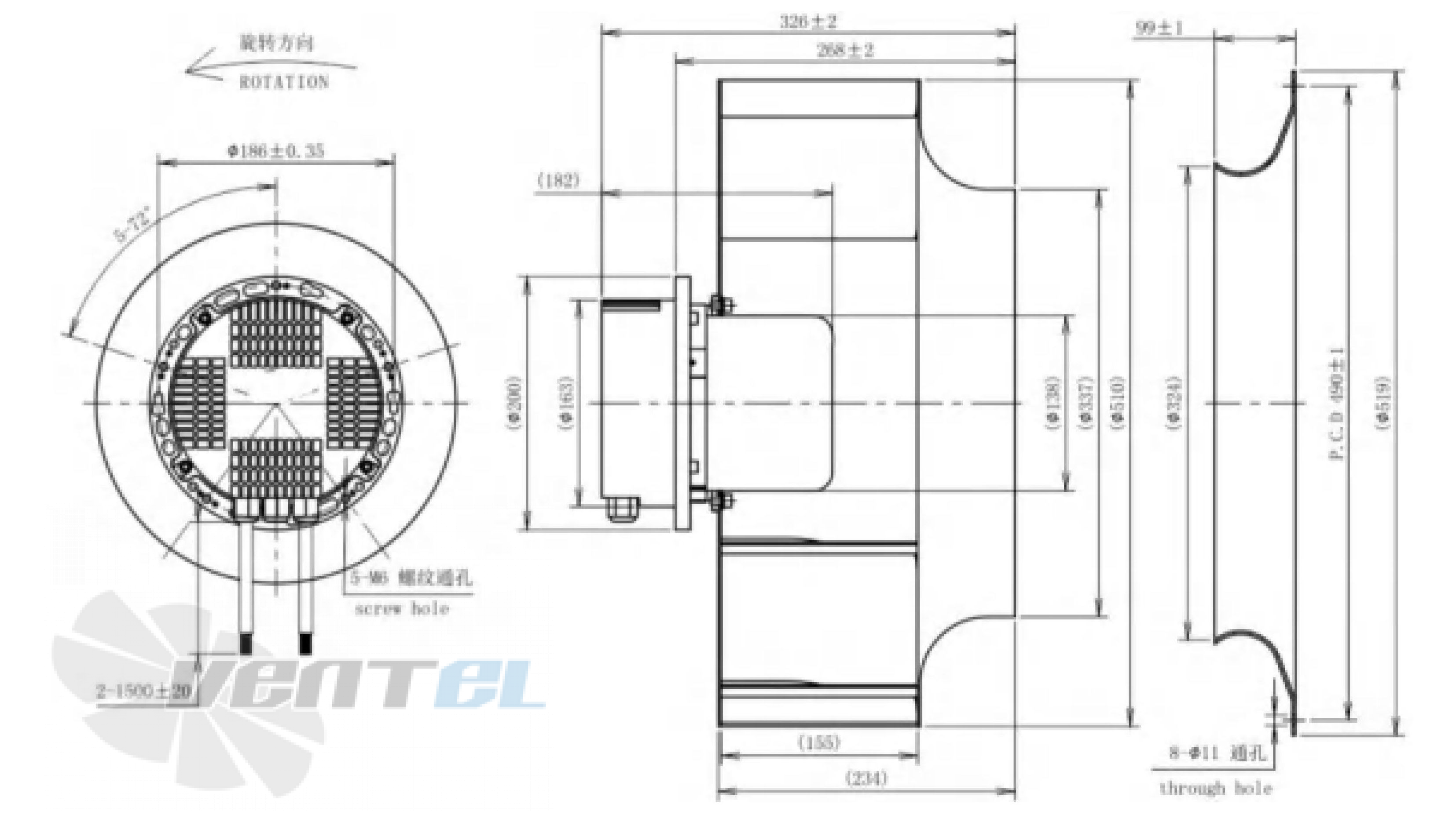 Longwell LWBE3G500-137NS-001 - описание, технические характеристики, графики