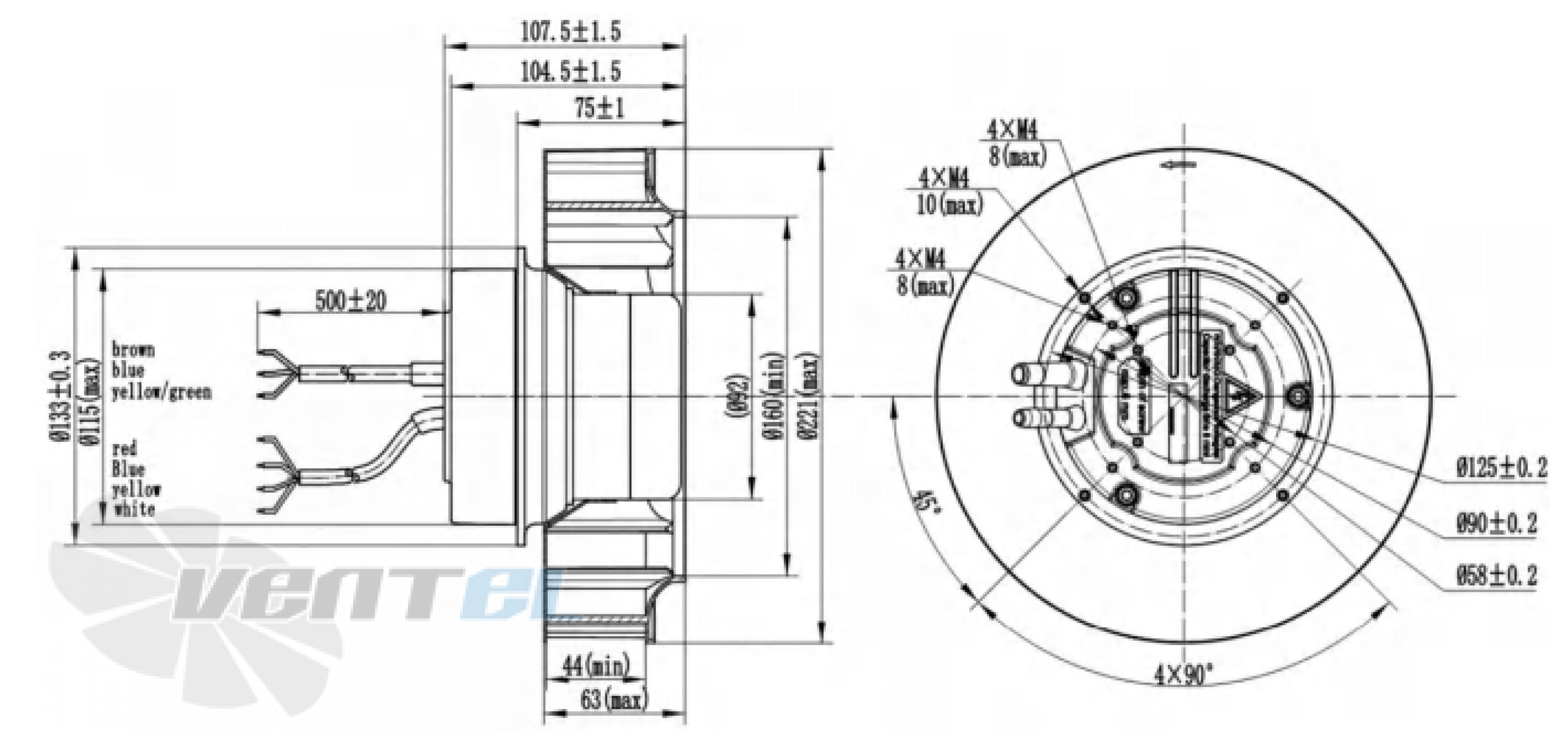 Longwell LWBE3G220-092NS-002 - описание, технические характеристики, графики