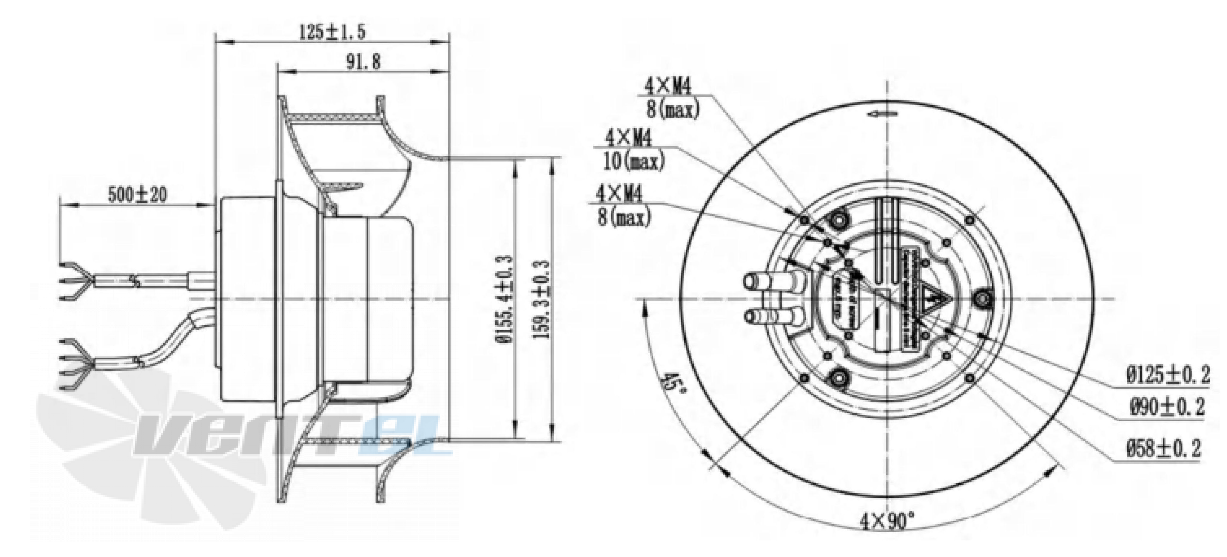 Longwell LWBE3G225-092NS-002 - описание, технические характеристики, графики