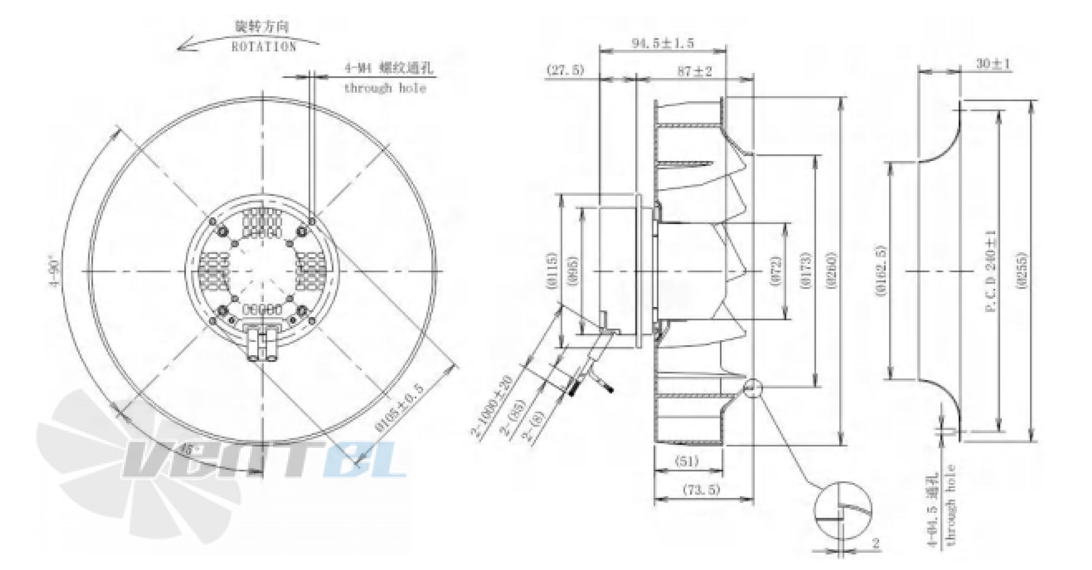 Longwell LWBE3G250-072NS-002 - описание, технические характеристики, графики