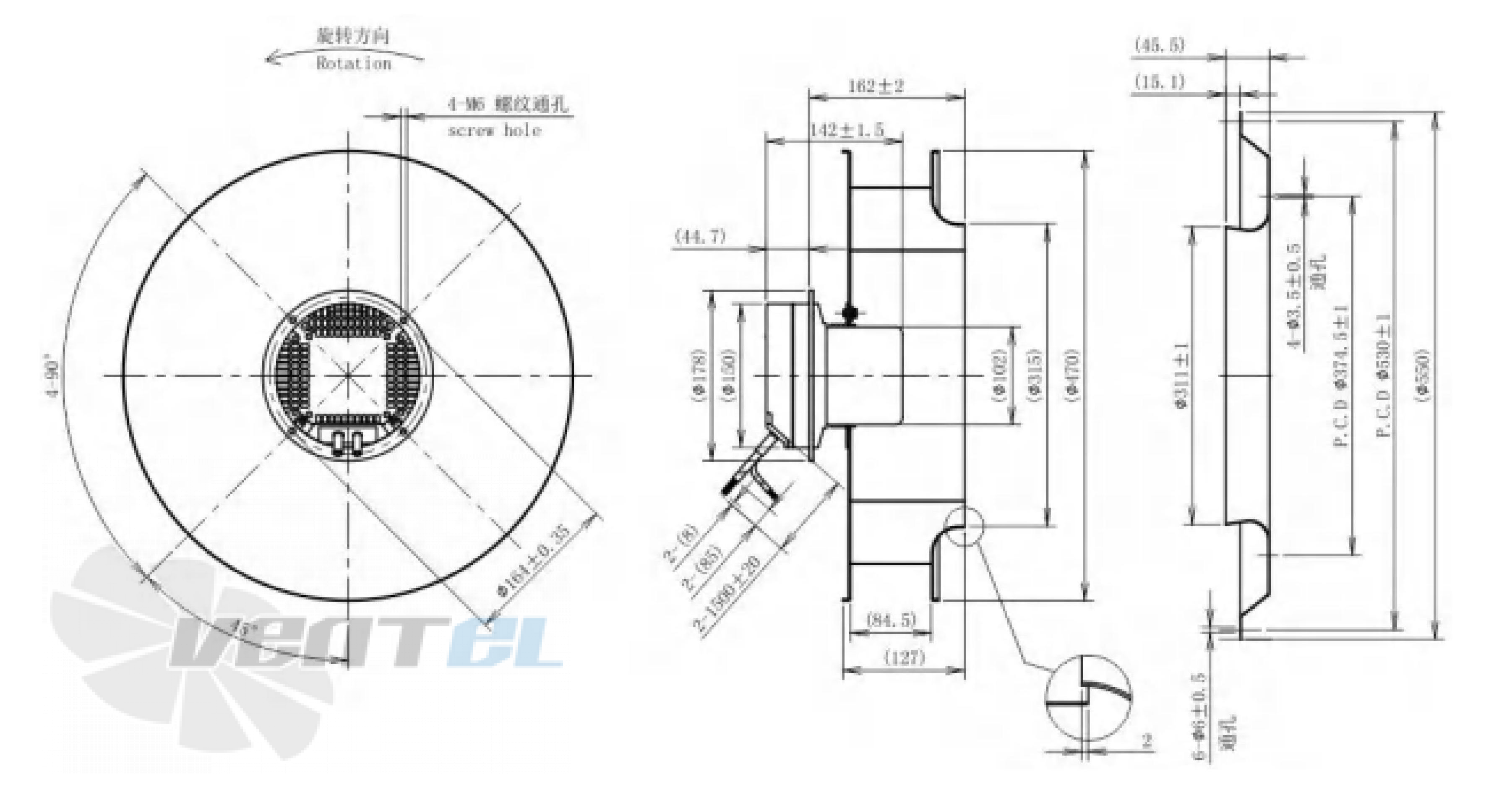 Longwell LWBE3G470-102NS-002 - описание, технические характеристики, графики