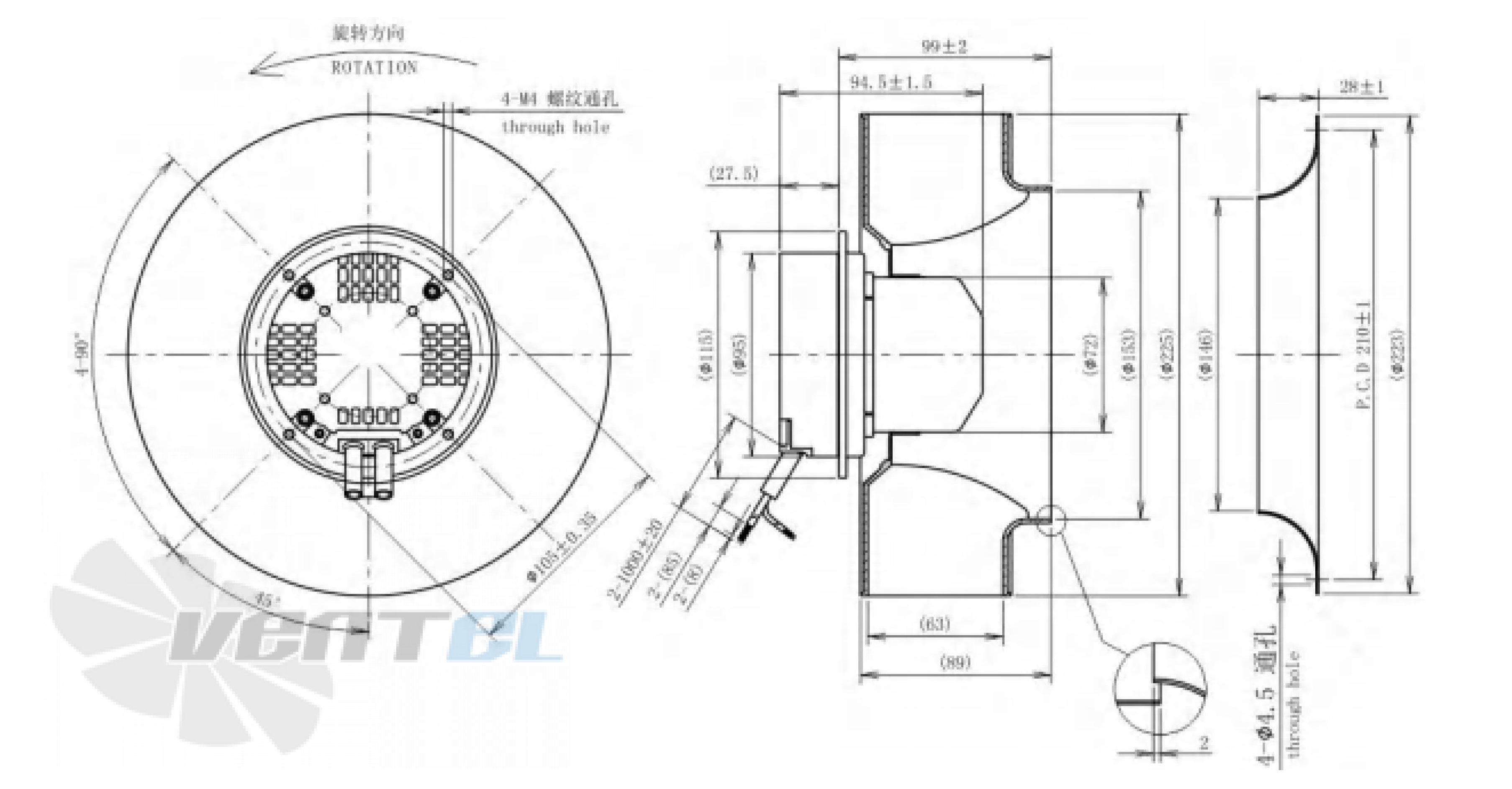 Longwell LWBE3G225-072NS-003 - описание, технические характеристики, графики