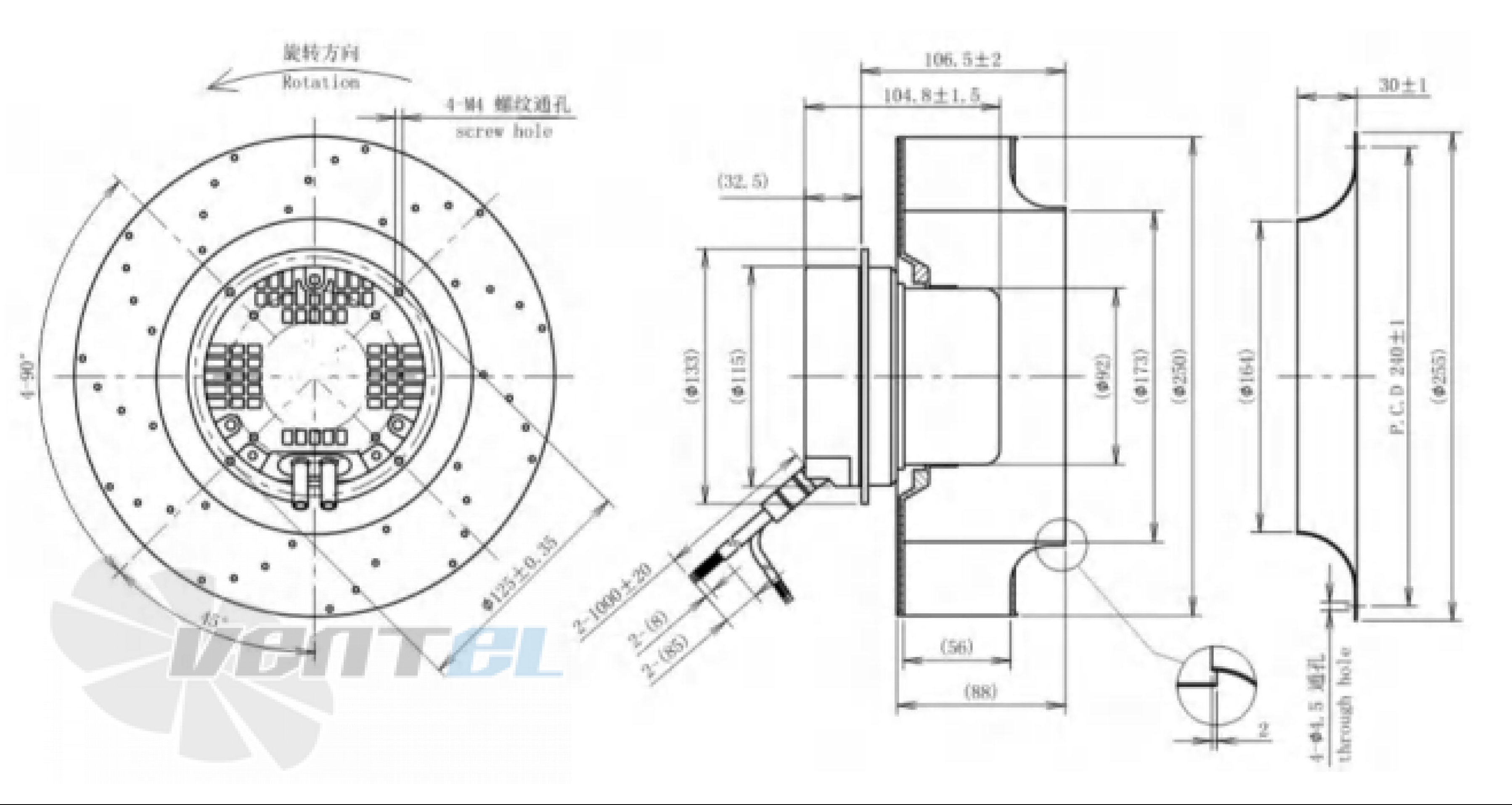 Longwell LWBE3G250-092NS-004 - описание, технические характеристики, графики