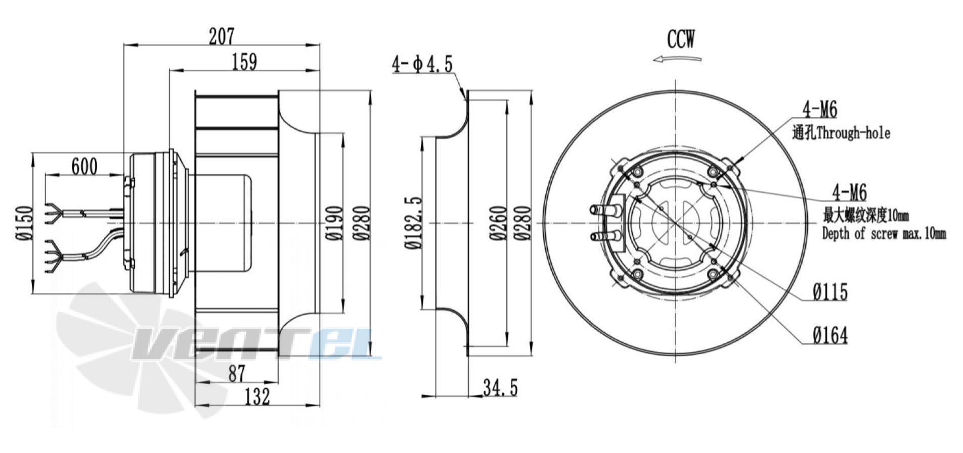 Longwell LWBE3G280-102NS-004 - описание, технические характеристики, графики