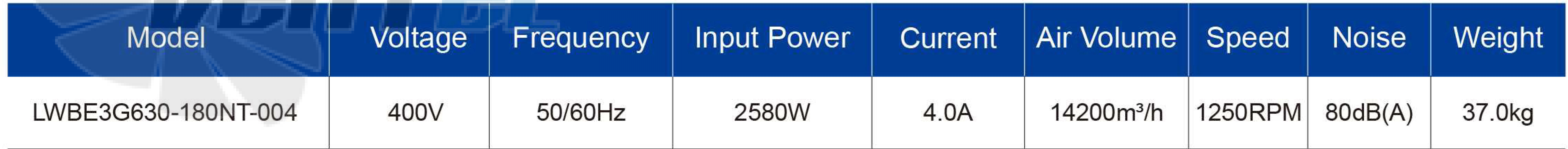 Longwell LWBE3G630-180NT-004 - описание, технические характеристики, графики