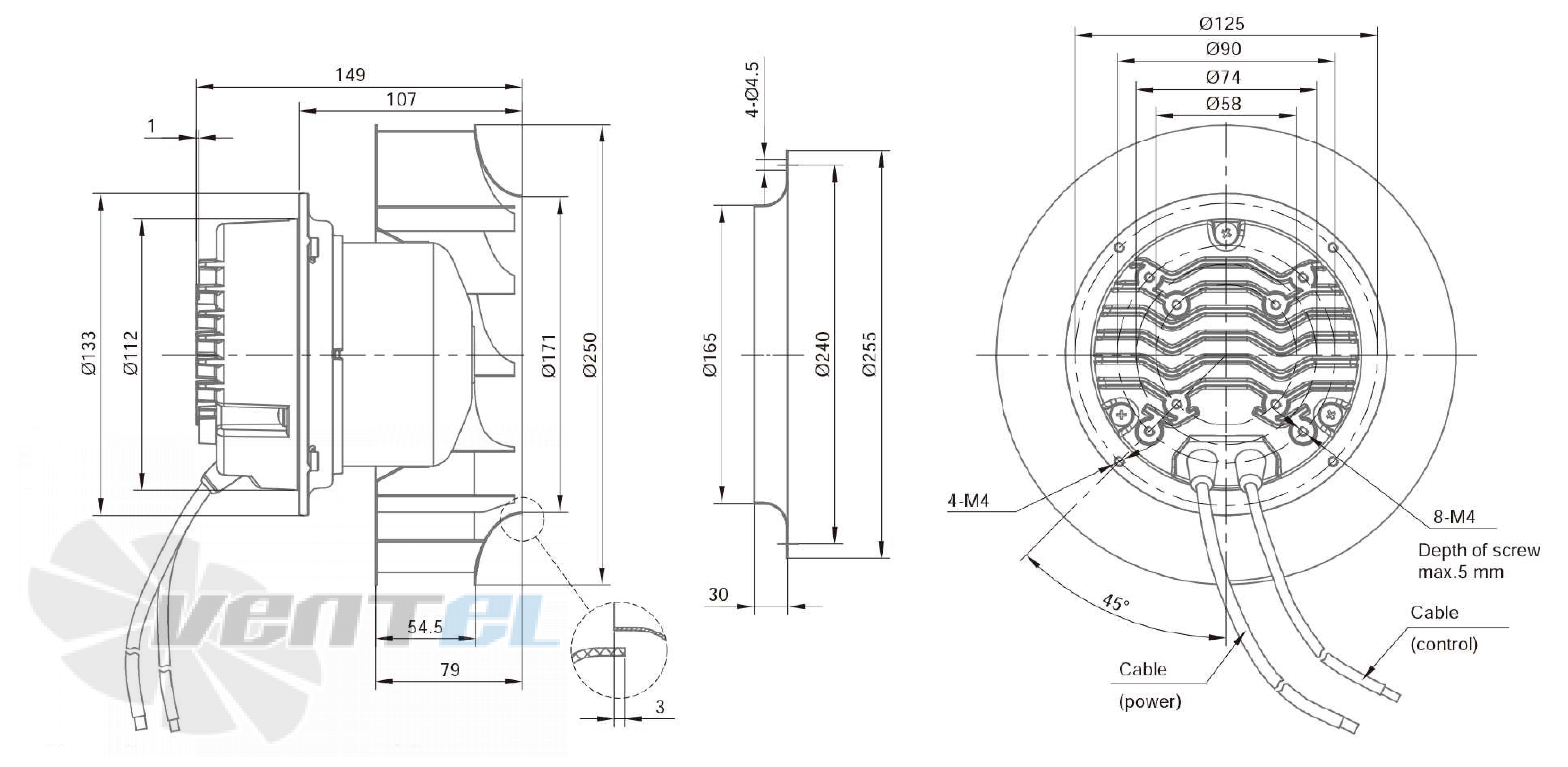 Longwell LWBE3G250-92NS-013 - описание, технические характеристики, графики