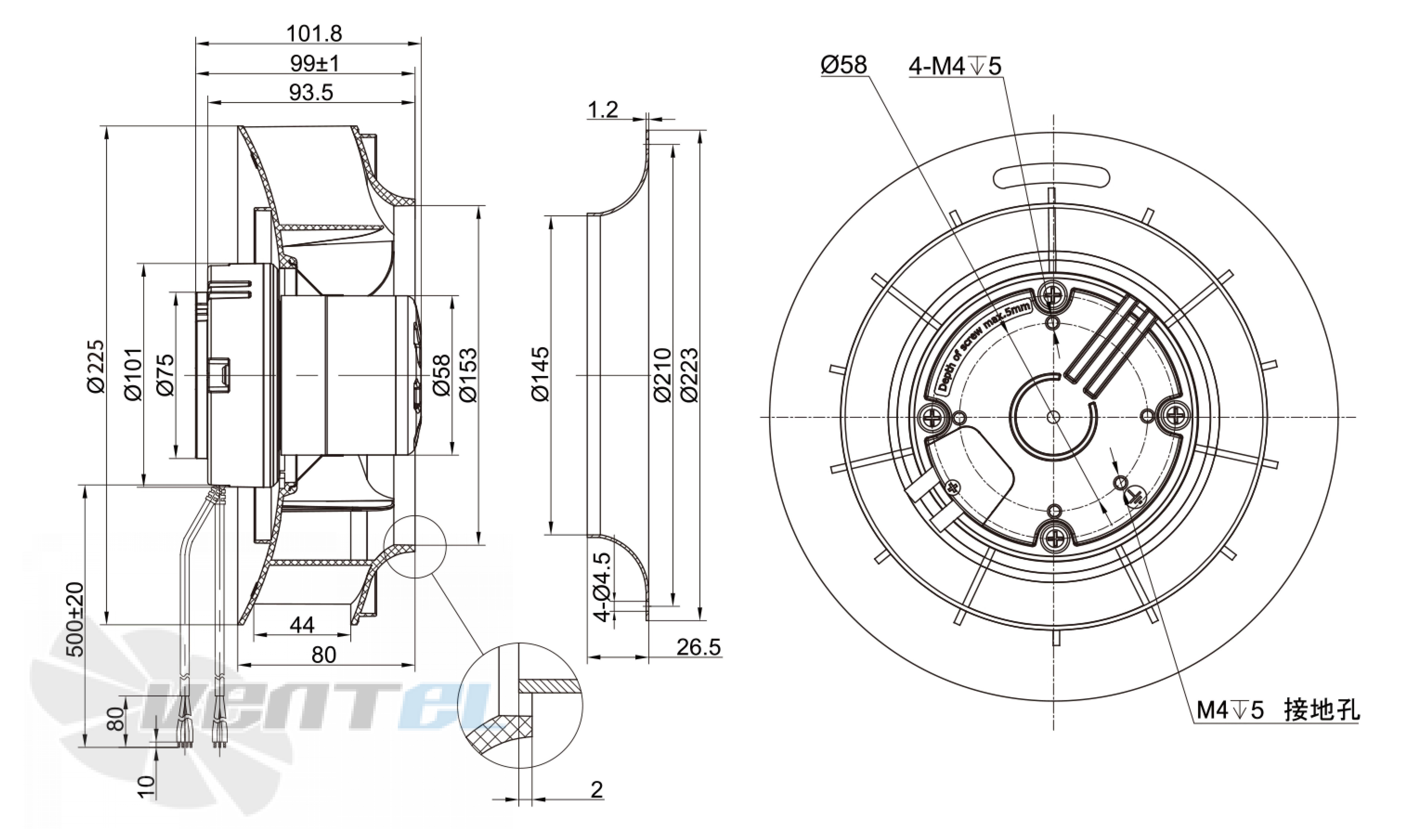 Longwell LWBE3G225-072NS-007 - описание, технические характеристики, графики