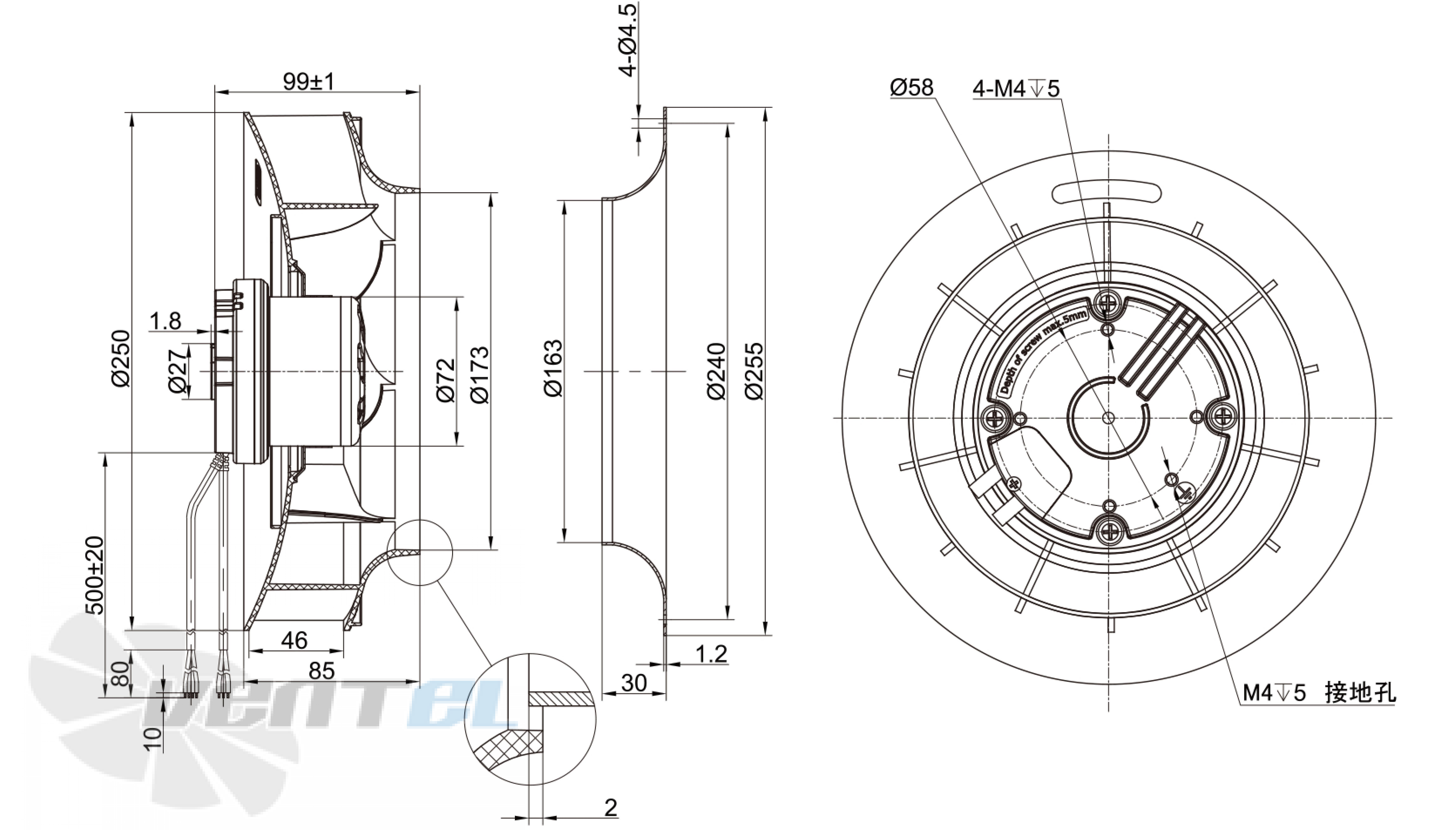 Longwell LWBE3G250-072NS-008 - описание, технические характеристики, графики