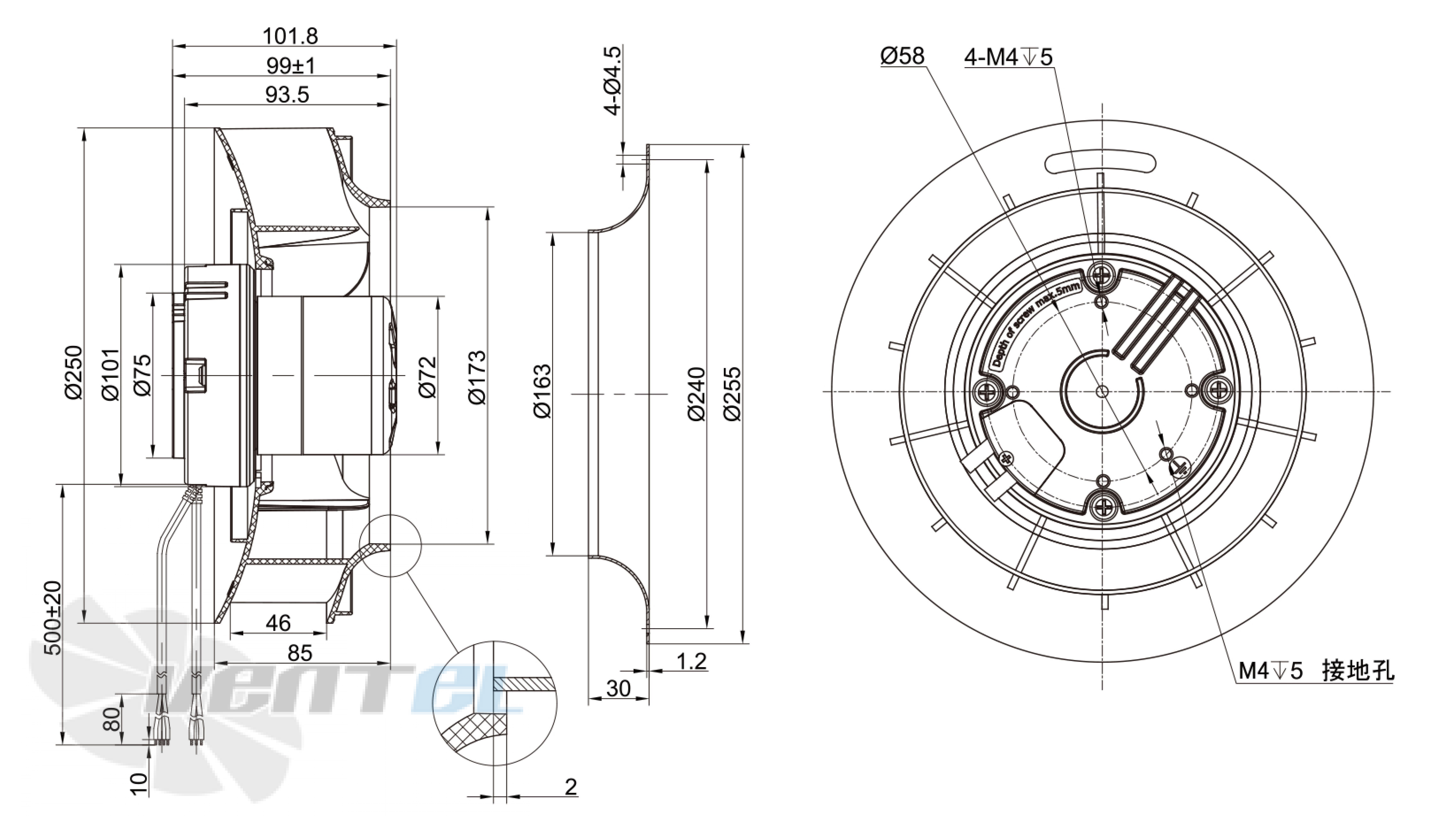 Longwell LWBE3G250-072NS-009 - описание, технические характеристики, графики