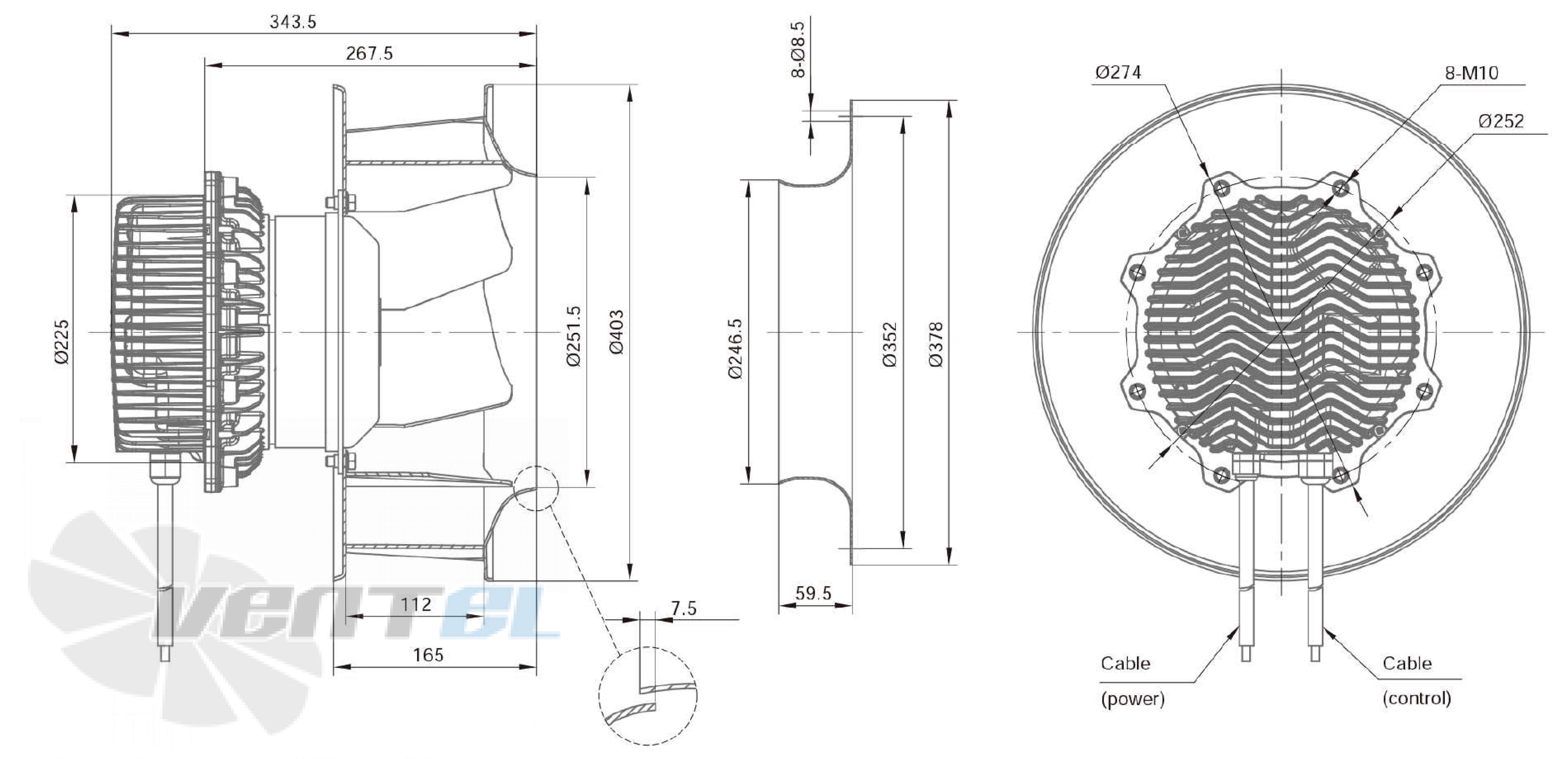 Longwell LWBE3G355-180NT-009 - описание, технические характеристики, графики