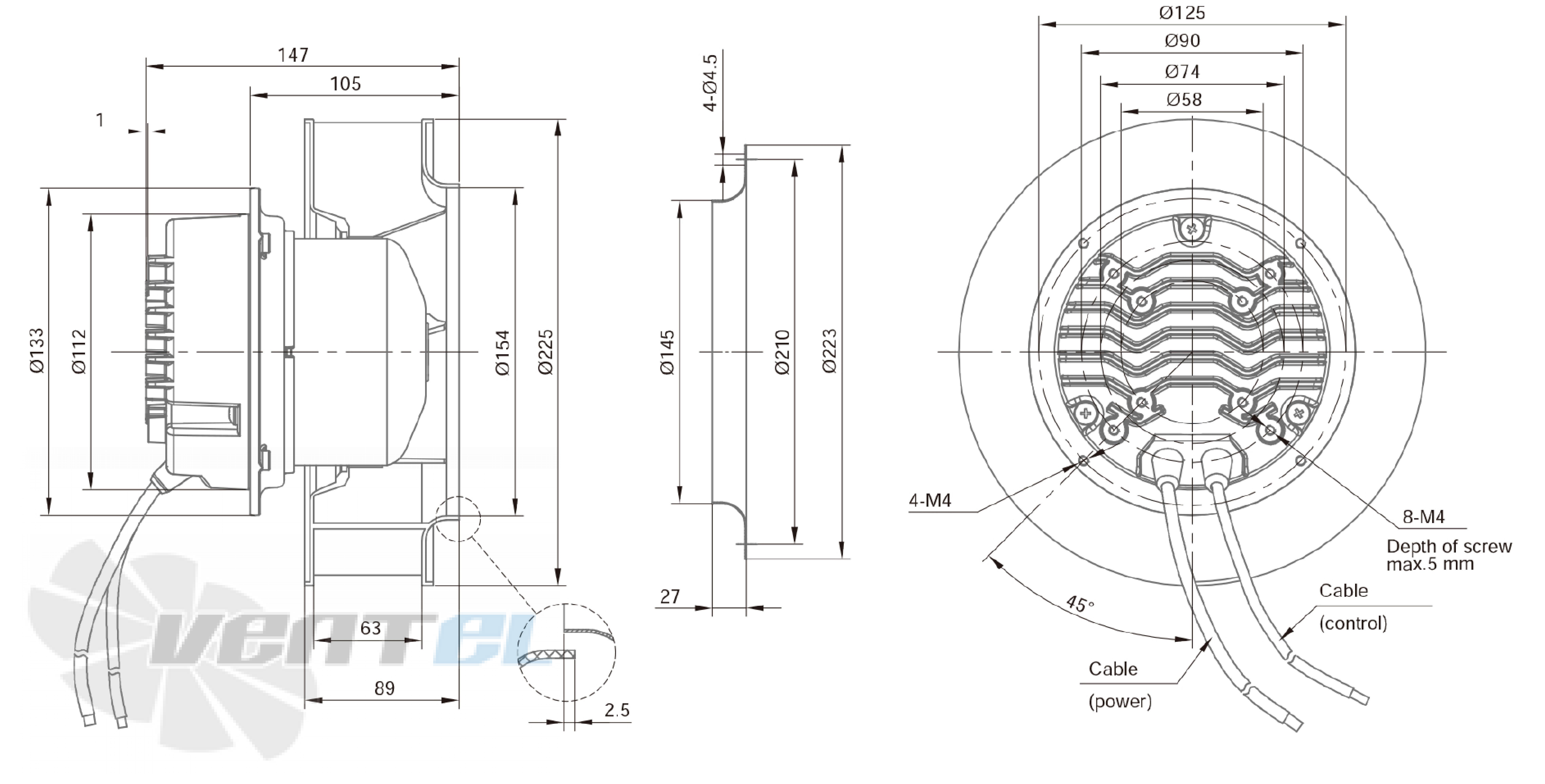 Longwell LWBE3G225-092NS-010 - описание, технические характеристики, графики