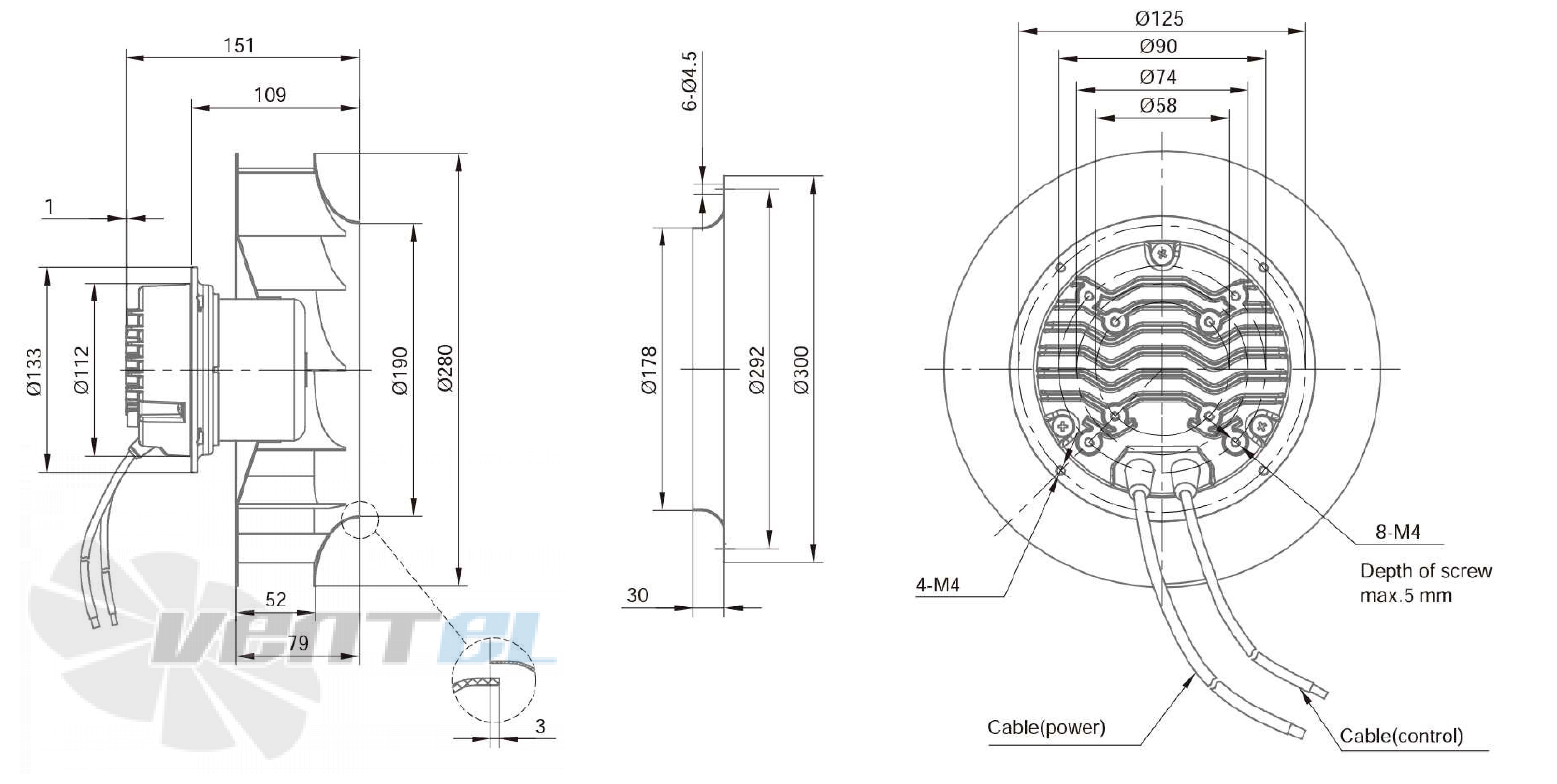 Longwell LWBE3G280-092NS-010 - описание, технические характеристики, графики