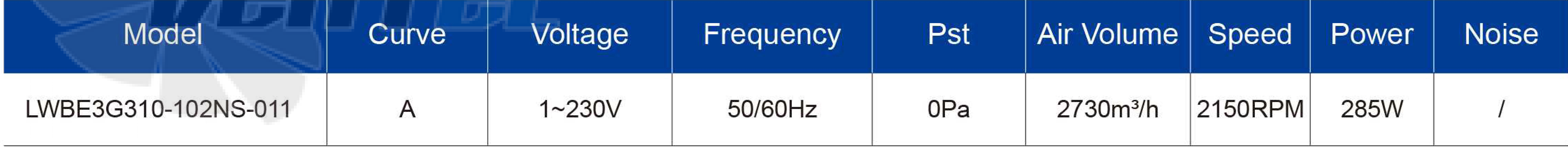 Longwell LWBE3G310-102NS-011 - описание, технические характеристики, графики