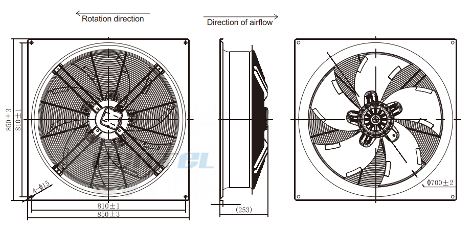 Fans-tech AF710B3-AL5-00 - описание, технические характеристики, графики