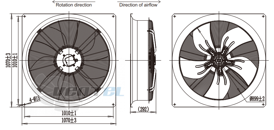 Fans-tech AF900B3-AL5-00 - описание, технические характеристики, графики