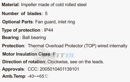 Fans-tech AG450B3-AK5-00 - описание, технические характеристики, графики