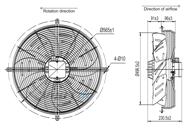 Fans-tech AG500A2-AG5-01 - описание, технические характеристики, графики