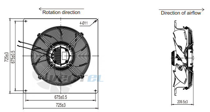 Fans-tech AS560F5-AGT-00 - описание, технические характеристики, графики