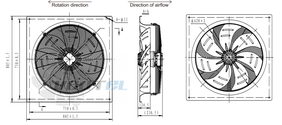 Fans-tech AS630B3-AL5-01 - описание, технические характеристики, графики