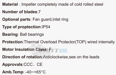 Fans-tech AS800B3-AL5-06 - описание, технические характеристики, графики