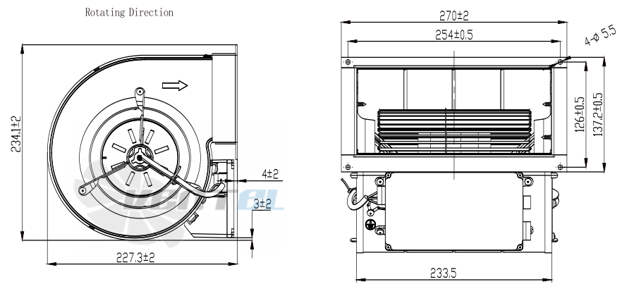 Fans-tech DH146E5-AGT-00 - описание, технические характеристики, графики