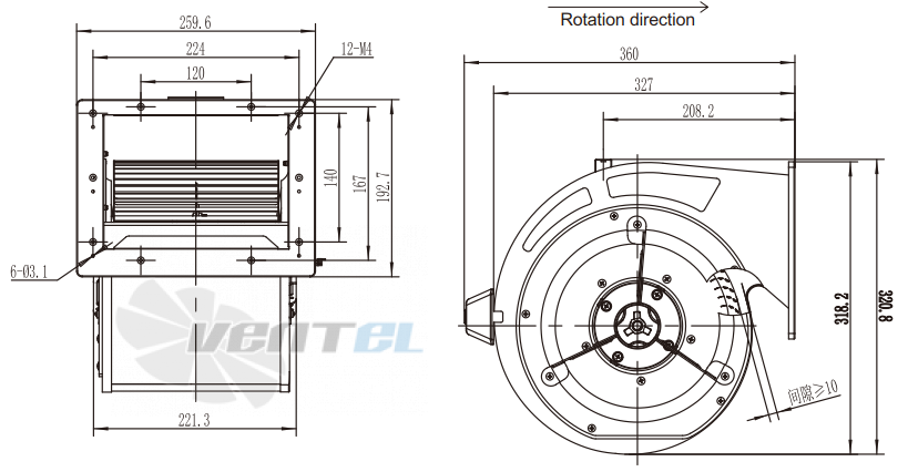 Fans-tech DH220E5-AF5-00 - описание, технические характеристики, графики