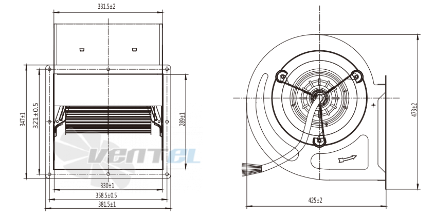 Fans-tech DH280A3-AGT-01 - описание, технические характеристики, графики