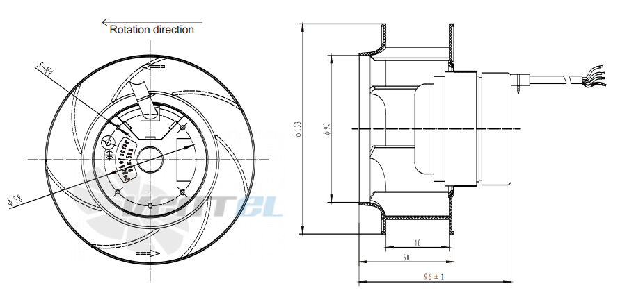 Fans-tech SC133A1-AC6-00 - описание, технические характеристики, графики