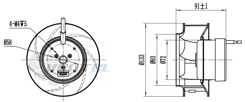 Fans-tech SC133E2-DC0-00 - описание, технические характеристики, графики