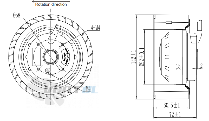 Fans-tech SC140A1-AG5-22 - описание, технические характеристики, графики