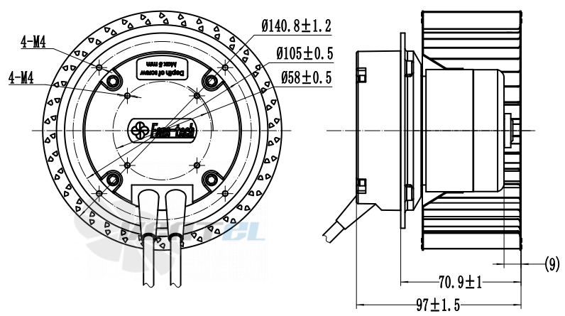 Fans-tech SC140E2-AF5-00 - описание, технические характеристики, графики