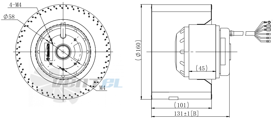 Fans-tech SC160A1-068-001 - описание, технические характеристики, графики