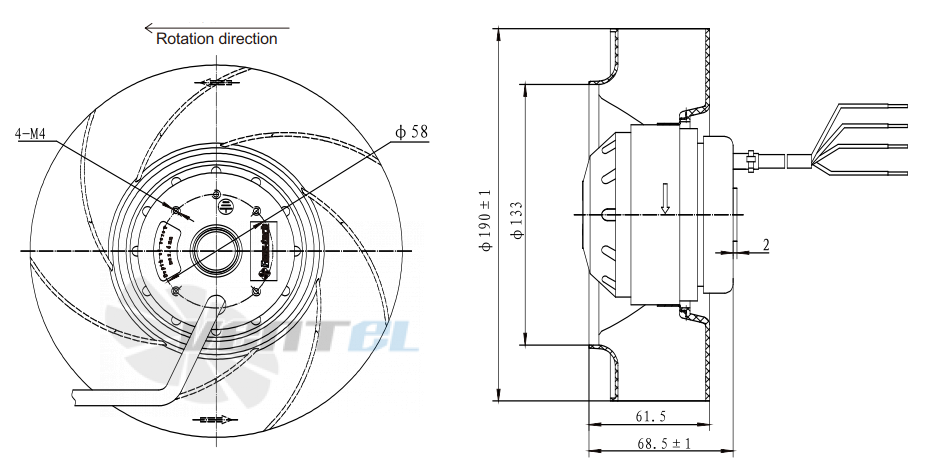 Fans-tech SC190A1-AC6-12 - описание, технические характеристики, графики