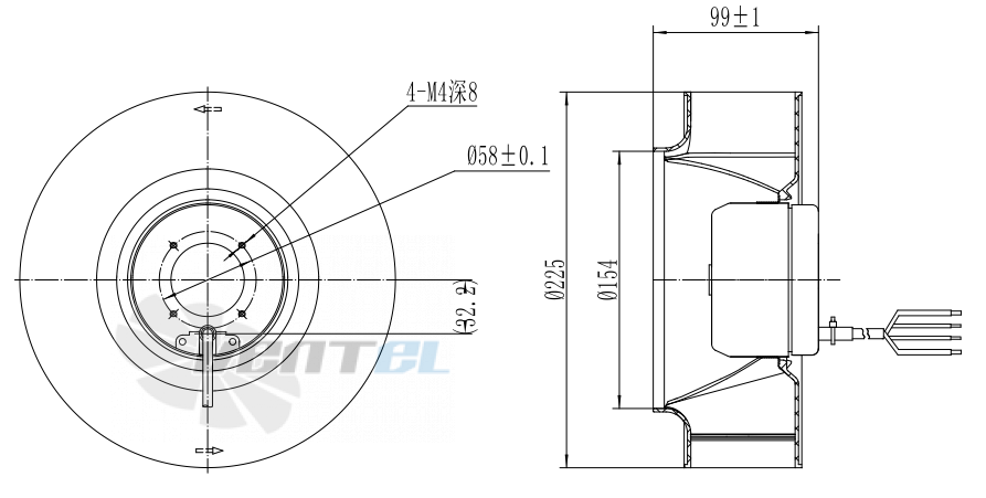 Fans-tech SC225D3-DC0-04 - описание, технические характеристики, графики