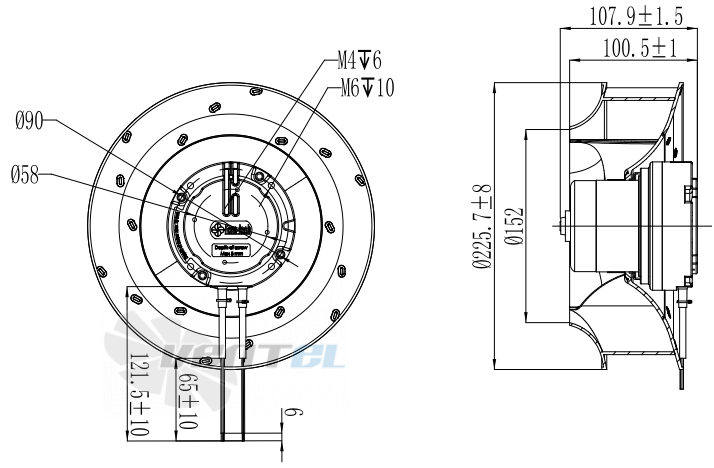 Fans-tech SC225E2-AGT-05 - описание, технические характеристики, графики