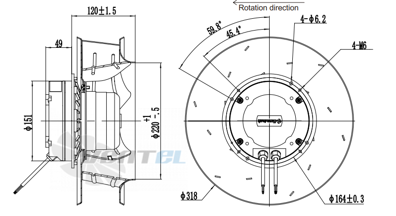 Fans-tech SC310E5-AGT-04 - описание, технические характеристики, графики