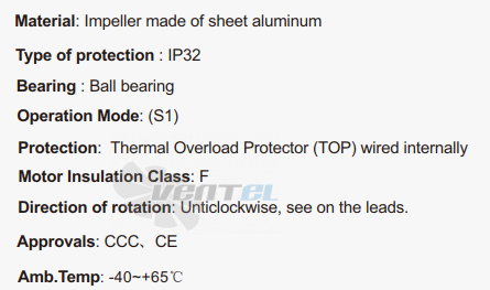 Fans-tech SC355A2-AG5-16 - описание, технические характеристики, графики