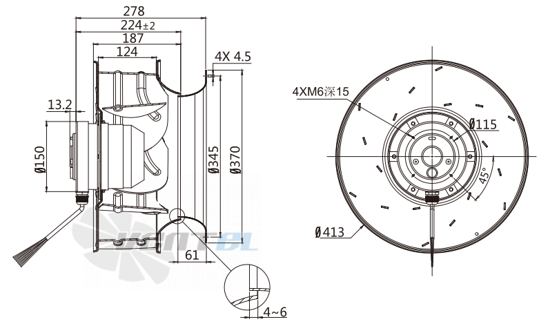 Fans-tech SC400B2-AL5-00 - описание, технические характеристики, графики