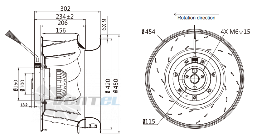 Fans-tech SC450B2-AL5-00 - описание, технические характеристики, графики