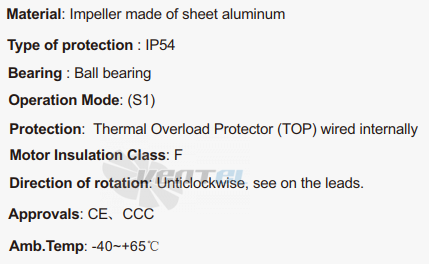 Fans-tech SC560B2-AL5-01 - описание, технические характеристики, графики