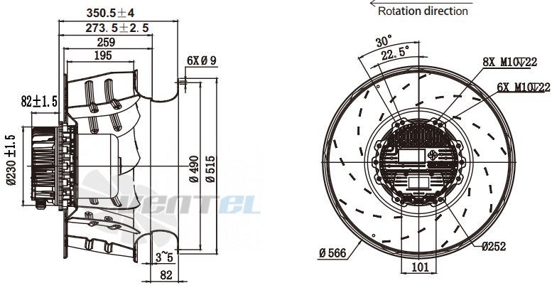 Fans-tech SC560F5-AKT-00 - описание, технические характеристики, графики