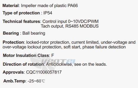 Fans-tech SC560F5-AKT-02 - описание, технические характеристики, графики