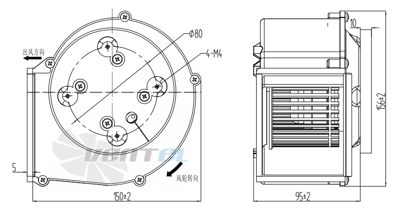 Fans-tech SH102A1-052-000-001 - описание, технические характеристики, графики